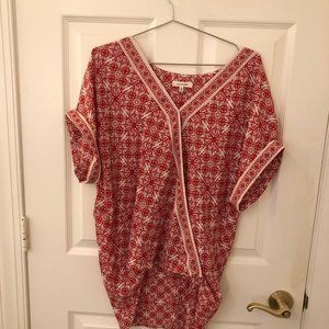 Cute red patterned shirt